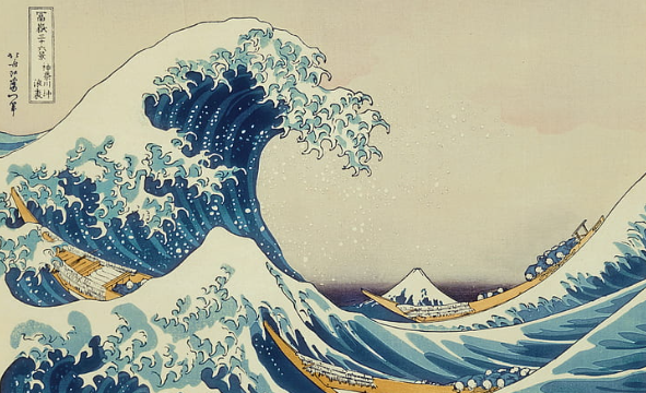 Tableau de la grande vague de Kanagawa